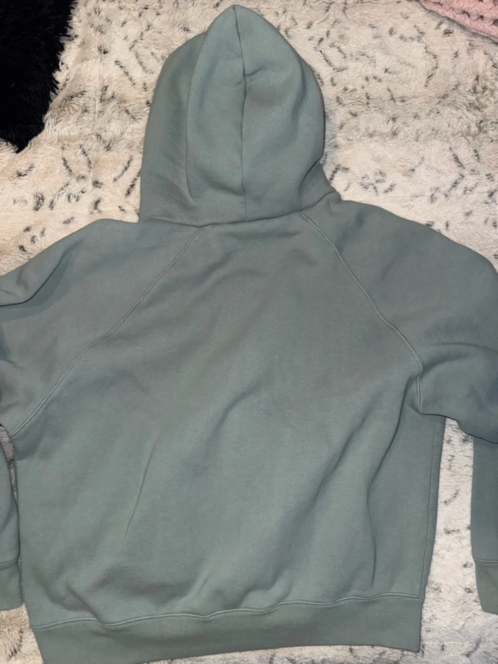 Essentials Fear of God Crewneck Hoodie in Sage - Picture 8 of 9